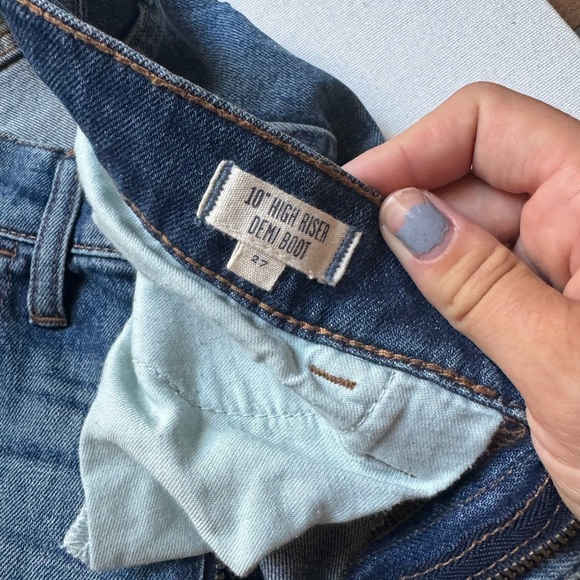 Madewell 10” High Riser Cali Demi Boot Jeanu - Picture 5 of 8